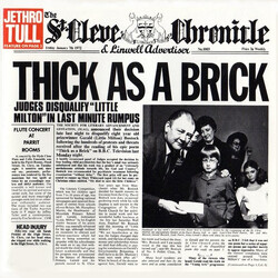 Jethro Tull Thick As A Brick Vinyl LP USED