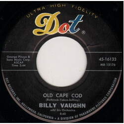 Billy Vaughn And His Orchestra Old Cape Cod / The Sundowners USED VINYL 7INCH 45 RPM SINGLE