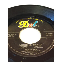 Louis Prima & Keely Smith Mustapha / The Shepard Man USED VINYL 7INCH 45 RPM SINGLE