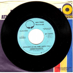 Demis Roussos Midnight Is The Time I Need You / Forever And Ever USED VINYL 7INCH 45 RPM PROMO