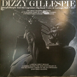 Dizzy Gillespie Dizzy Gillespie and his Legendary Big Band Live at Carnegie Hall 1947 Vinyl LP USED