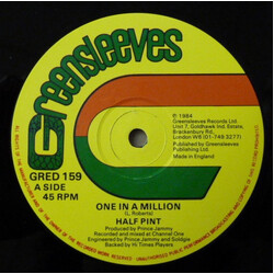 Half Pint (3) One In A Million / Give Me Some Loving Vinyl 12" USED