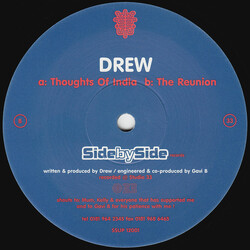 Drew Thoughts Of India / The Reunion USED VINYL 12INCH 33 S RPM
