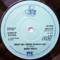 Barry White What Am I Gonna Do With You? USED VINYL 7INCH 45 RPM