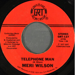 Meri Wilson Telephone Man USED VINYL 7INCH 45 RPM STYRENE STEREO