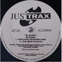D-Day D-Day USED VINYL 12INCH 33 S RPM