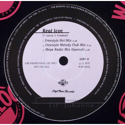 Tony Garcia / Lil' Johanna Real Love USED VINYL 12INCH 33 S RPM PROMO