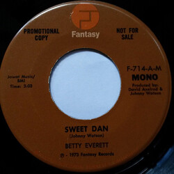 Betty Everett Sweet Dan USED VINYL 7INCH 45 RPM PROMO STEREO MONO