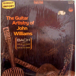 John Williams (7) / Johann Sebastian Bach The Guitar Artistry Of John Williams - Bach Suites No. 1 In G Major & No. 3 In C Major Vinyl LP USED