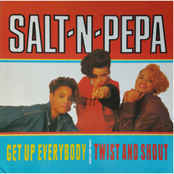 Salt 'N' Pepa Get Up Everybody  / Twist And Shout USED VINYL 12INCH 45 RPM MAXI-SINGLE