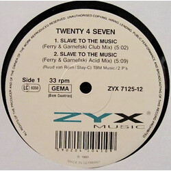 Twenty 4 Seven Slave To The Music USED VINYL 12INCH 33 S RPM