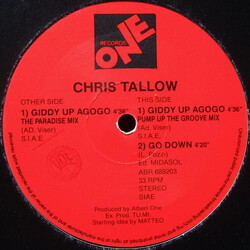 Kris Tallow Giddy Up Agogo USED VINYL 12INCH