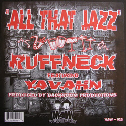 Ruffneck / Yavahn All That Jazz USED VINYL 12INCH 33 S RPM