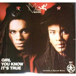 Milli Vanilli Girl You Know It's True USED VINYL 12INCH 33 S RPM