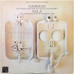 Remi Gassmann / Oskar Sala Electronic Music For The Ballet "Electronics" / Five Improvisations On Magnetic Tape Vinyl LP USED