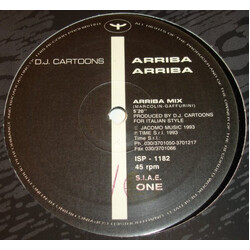DJ Cartoons Arriba Arriba USED VINYL 12INCH 45 RPM
