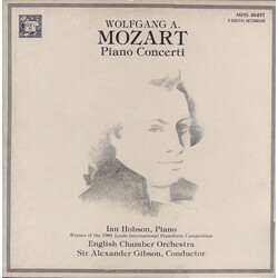 Wolfgang Amadeus Mozart / Ian Hobson / English Chamber Orchestra / Alexander Gibson Piano Concerti Vinyl LP USED