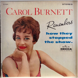 Carol Burnett Carol Burnett Remembers How They Stopped The Show Vinyl LP USED