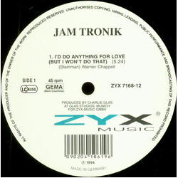Jam Tronik I'd Do Anything For Love USED VINYL 12INCH 45 RPM