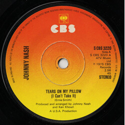 Johnny Nash Tears On My Pillow (I Can't Take It) USED VINYL 7INCH 45 RPM SINGLE