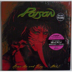 Poison (3) Open Up And Say ...Ahh! Vinyl LP USED