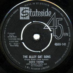 David Thorne / Richard Wolfe And His Orchestra The Alley Cat Song USED VINYL 7INCH 45 RPM SINGLE