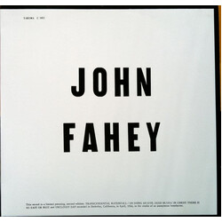 John Fahey Blind Joe Death Vinyl LP USED