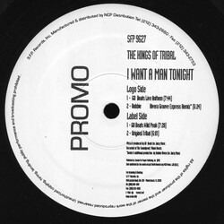 The Kings Of Tribal I Want A Man Tonight USED VINYL 12INCH PROMO