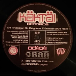 OD404 9 Bar USED VINYL 12INCH 45 RPM
