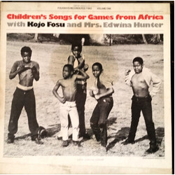 Kojo Fosu / Edwina Hunter Children's Songs For Games From Africa - Volume One Vinyl LP USED