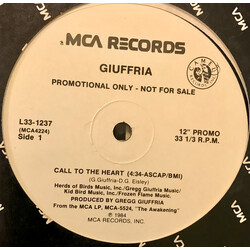 Giuffria Call To The Heart USED VINYL 12INCH 33 S RPM SINGLE PROMO