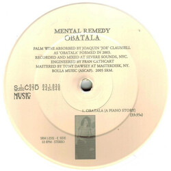 Mental Remedy Obatala (Promo 1) USED VINYL 12INCH PROMO 33 S RPM