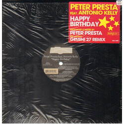 Peter Presta / Antonio Kelly Happy Birthday USED VINYL 12INCH 33 S RPM