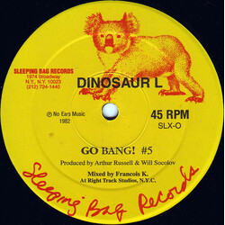 Dinosaur L Go Bang! #5 / Clean On Your Bean #1 USED VINYL 12INCH 45 RPM REISSUE
