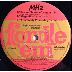 Mhz Rocket Science USED VINYL 12INCH 33 S RPM STEREO