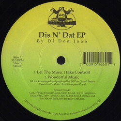 Don Juan Benito Dis N' Dat EP USED VINYL 12INCH 33 S RPM EP