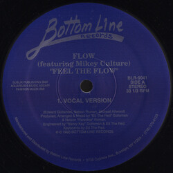 Flow (2) / Mikey Culture Feel The Flow USED VINYL 12INCH 33 S RPM