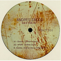 Andrés Zacco Dextre EP USED VINYL 12INCH EP 33 S RPM 45 RPM
