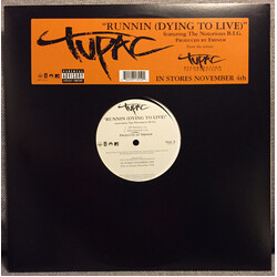 2Pac / Notorious B.I.G. Runnin (Dying To Live) USED VINYL 12INCH 33 S RPM