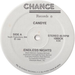 Candye Endless Nights USED VINYL 12INCH 45 RPM