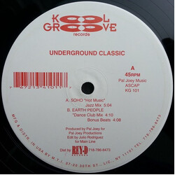 Soho / Earth People Underground Classic USED VINYL 12INCH 45 RPM REISSUE