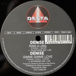 Denise (2) / Leslie Parrish Ring A Ling / Gimme Gimme Love / Dedicated To You / I Say No USED VINYL 12INCH 33 S RPM