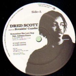 Dred Scott Remember The Love Rap USED VINYL 12INCH SINGLE LIMITED EDITION