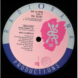 Max & Company Bulldog USED VINYL 12INCH 45 RPM