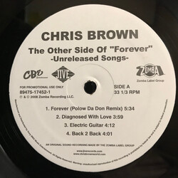 Chris Brown (4) The Other Side Of "Forever" -Unreleased Songs- USED VINYL 12INCH 33 S RPM PROMO