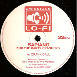 Sapiano And The Partycrashers Crank Call USED VINYL 12INCH