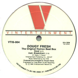 Doug E. Fresh The Original Human Beat Box USED VINYL 12INCH 33 S RPM REISSUE