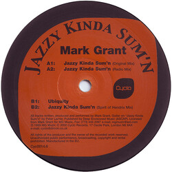 Mark Grant Jazzy Kinda Sum'n USED VINYL 12INCH 33 S RPM