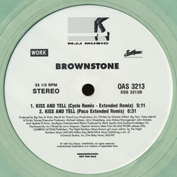 Brownstone Kiss And Tell USED VINYL 12INCH 33 S RPM PROMO