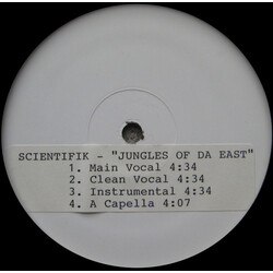 Scientifik Jungles Of Da East / Lawtown USED VINYL 12INCH WHITE LABEL